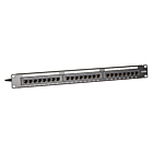 CAT6a UTP patch panel - 24 porte