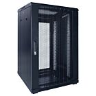 18U serverskab med perforeret låge 600x600x1000mm (BxDxH)