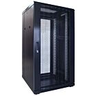 22U serverskab med perforeret låge 600x600x1200mm (BxDxH)
