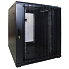 18U serverskab med perforeret låge 800x1000x1000mm (BxDxH)