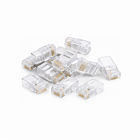 DANICOM UTP CAT6 RJ45 Connector - til stiv kerne - 10 stk