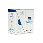 DANICOM CAT6 UTP 305m kabel på rulle fleksibel - PVC (Fca)