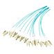 OM3 fiberoptisk pigtail turkis ST - 12 stk