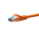 CAT6a S/FTP (PIMF) patchkabel 2m orange