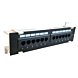 CAT6a UTP vægmonteret patchpanel - 12 porte