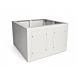 Sokkel til 19 tommer udendørs serverskab 600x600x400mm (BxDxH)
