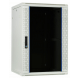 22U hvidt vægskab med glaslåge 600x600x1100mm (BxDxH)