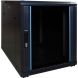 12U mini serverskab med glaslåge 600x800x720mm (BxDxH)