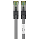 Cat8 S/FTP (PIMF) patchkabel 0,25m grå