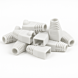 DANICOM RJ45 Kabelgennemføring Hvid - 10 stk