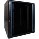 18U serverskab med glaslåge 800x800x1000mm (BxDxH)