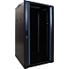 22U serverskab med glaslåge 600x600x1200mm (BxDxH)