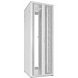 47U hvid serverkabinet med dobbelte perforerede for- og bagdøre 800x1000x2200mm (BxDxH)