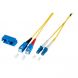 OS2 duplex fiberoptisk kabel LC-SC 7,50m