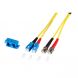 OS2 duplex fiberoptisk kabel SC-ST 2m