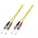 OS2 duplex fiberoptisk kabel ST-ST 10m