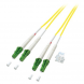OS2 duplex fiberoptisk kabel LC/APC-LC/APC 7,50m