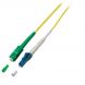 OS2 simplex fiberoptisk kabel SC/APC-LC 1m