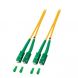 OS2 duplex fiberoptisk kabel SC/APC-SC/APC 15m