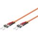 Fiberoptisk kabel ST-ST OM2 10m