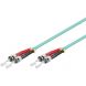 Fiberoptisk kabel ST-ST OM3 10m