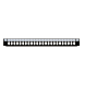 Front LC/SC/E2000 24 porte egnet til universal fiberoptisk bakke