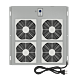 Ventilatorpakke med 4 blæsere og termostat velegnet til udendørs serverskabe