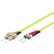 Fiberoptisk kabel SC-ST OM5 (laseroptimeret) 1,5m