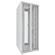 42U hvid serverkabinet med dobbelte perforerede for- og bagdøre 800x1000x2000mm (BxDxH)
