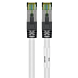 Cat8 S/FTP (PIMF) patchkabel 1m hvid