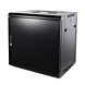 9U vægskab med metaldør 600x600x500mm (BxDxH)