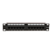 10 tommer CAT6a UTP patchpanel - 12 porte