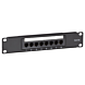 10 tommer CAT5e UTP patchpanel - 8 porte