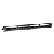 CAT6 UTP patch panel - 24 porte