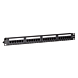 CAT6 UTP patch panel - 24 porte