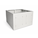 Sokkel til 19 tommer udendørs serverskab 600x600x400mm (BxDxH)