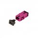 Multimode keystone-kobling SC-SC simplex lilla