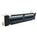 CAT6a UTP vægmonteret patchpanel - 12 porte