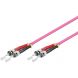 Fiberoptisk kabel ST-ST OM4 20m