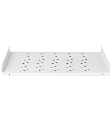 Hylde til 600mm dybt overskab - 1U hvid