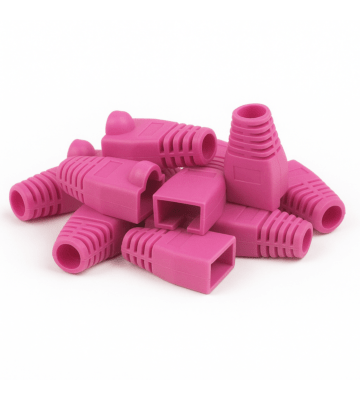 DANICOM RJ45 Kabelgennemføring Pink - 10 stk