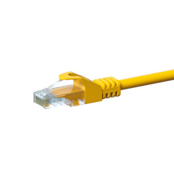 CAT5e UTP patch kabel 5m gul - CCA