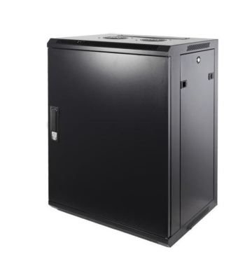 12U vægskab med metaldør 600x450x635mm (BxDxH)