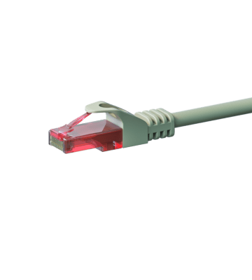 UTP CAT6 patchkabel 5m grå - 100% kobber