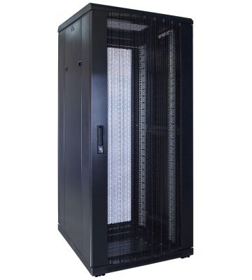 27U serverskab med perforeret låge 600x600x1400mm (BxDxH)
