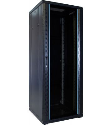32U serverskab med glaslåge 600x600x1600mm (BxDxH)