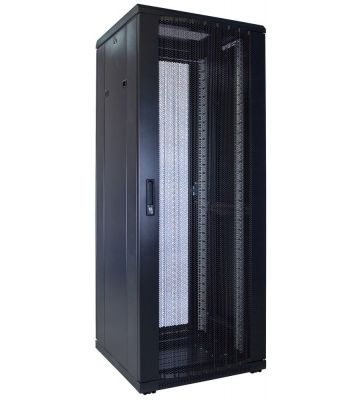 32U serverskab med perforeret låge 600x600x1600mm (BxDxH)