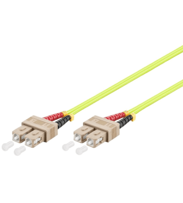 Fiberoptisk kabel SC-SC OM5 (laseroptimeret) 20m