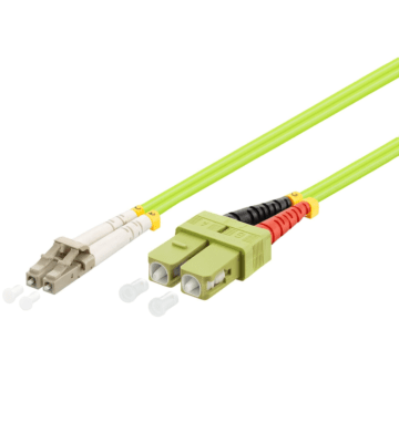 Fiberoptisk kabel LC-SC OM5 (laseroptimeret) 5m