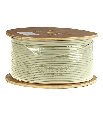 DANICOM CAT6A 100% kobber S/FTP 305m kabel på rullestift - LSZH (Cca)
